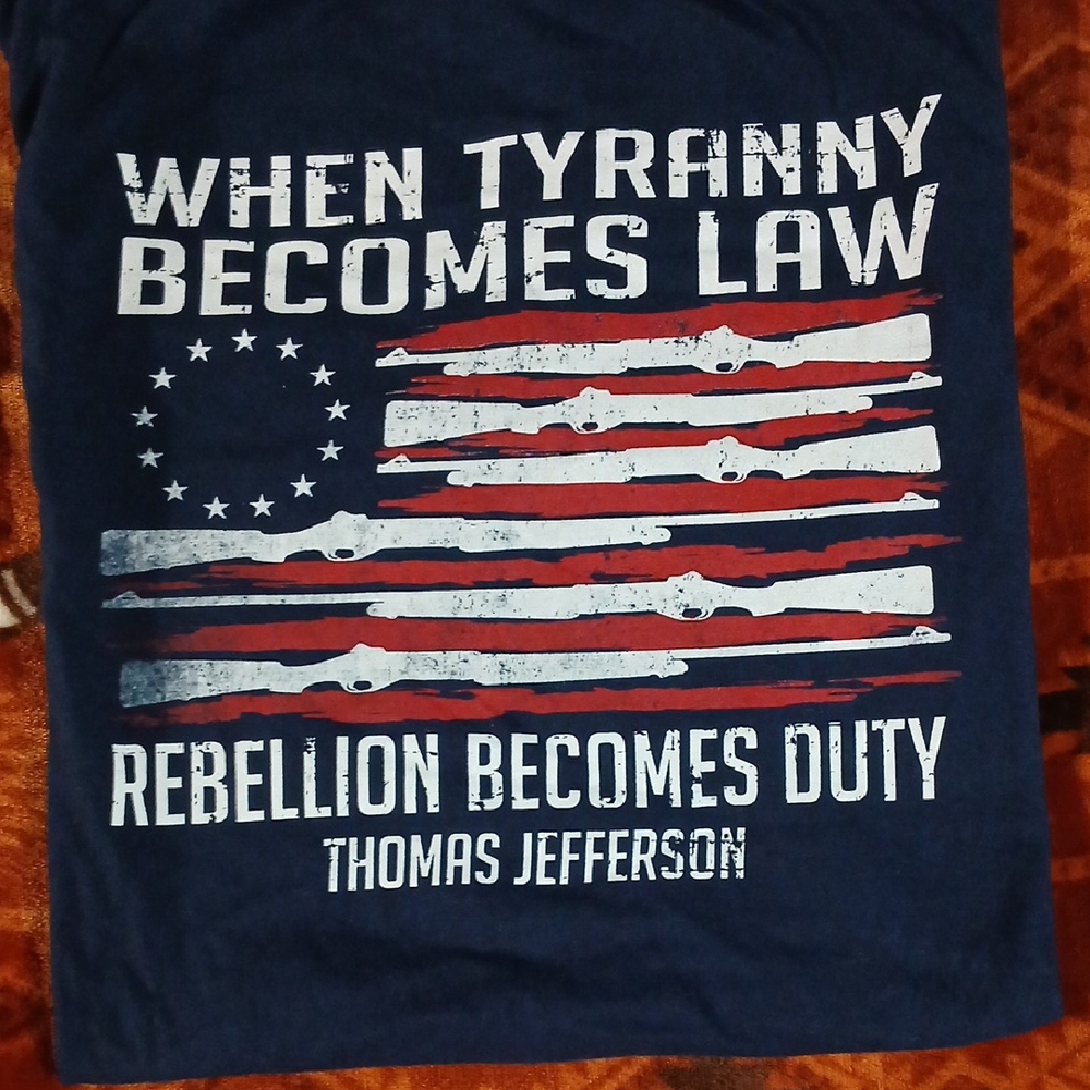 Men's Blue Graphic T-Shirt